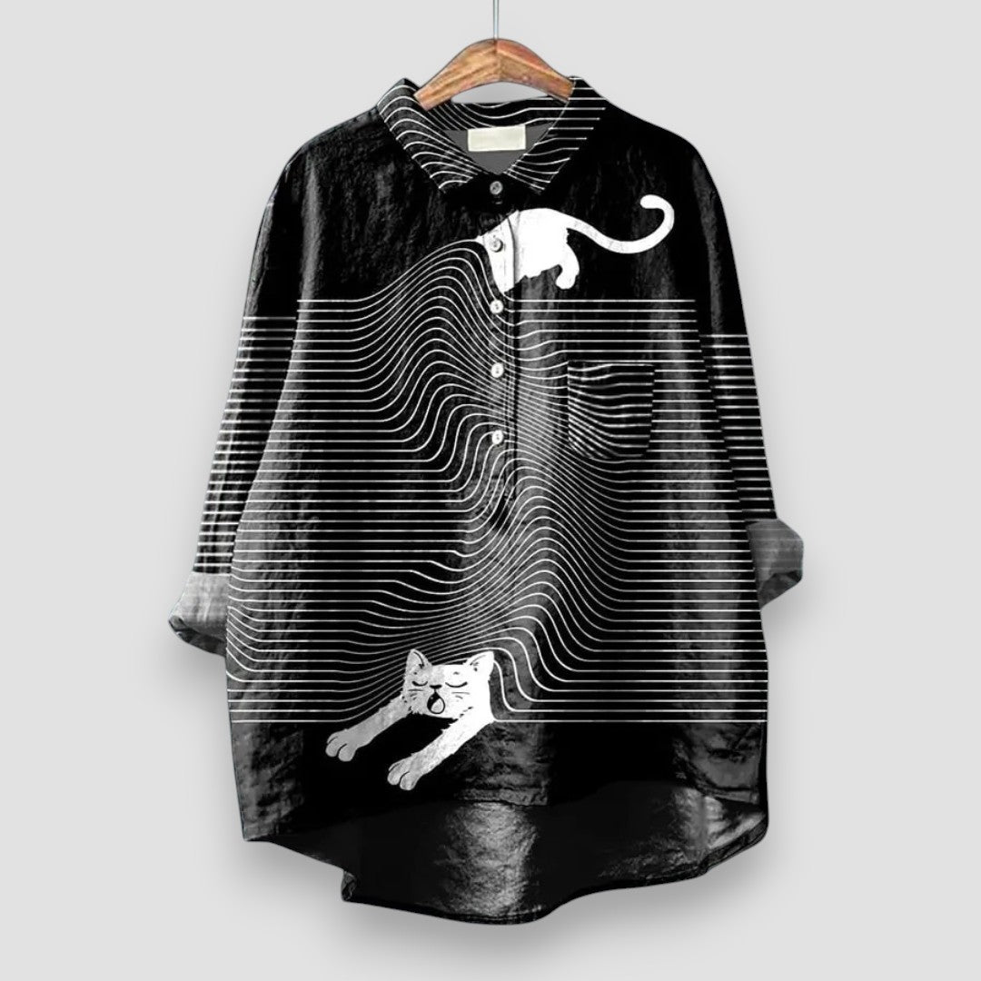 CAMILLA | Camicia da Donna Elegante con Stampa Artistica